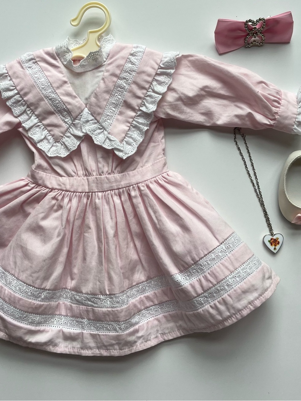 American Girl Nellie Spring Party Dress Complete Set